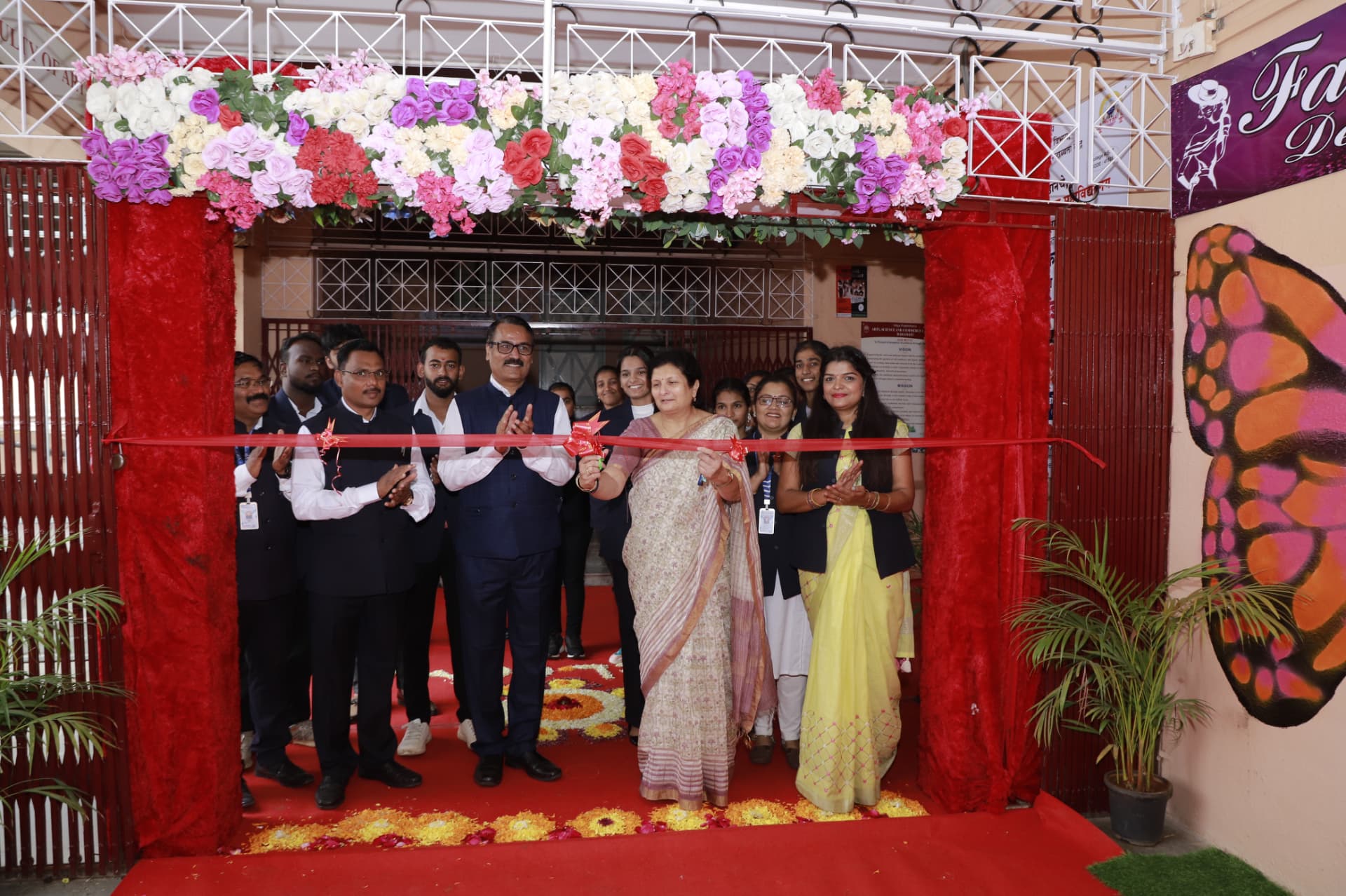 Ribbon-cutting inauguration ceremony